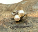 14kt Gold, Diamond & Cultured Saltwater Akoya Pearl Ring