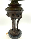 Bronze & Marble Urn Lamp
