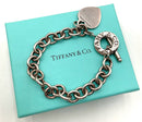 Tiffany & Co. Sterling Heart Tag Charm Bracelet