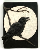 Pottery Plaque with Raven Motif