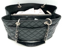 CHANEL Black Caviar Quilted Leather Grand