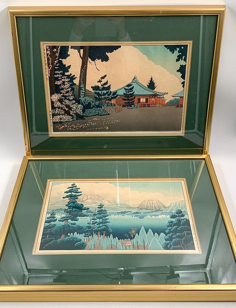 Pair of Framed Japanese Woodblock Prints