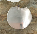 Sterling & Tanzanite Abstract Brooch