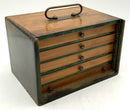 Vintage Mahjong Set in Wood Case