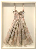 Rome Map Dress in White Frame