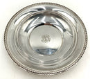 Antique Sterling Silver Bowl With Pierced Edge