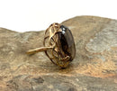 9kt Gold & Smoky Quartz Ring