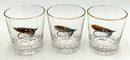 Set/7 Vintage Fishing Lure Whiskey Glasses