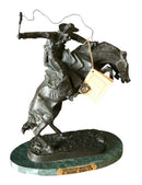 Frederic Remington Bronco Buster Bronze Statue