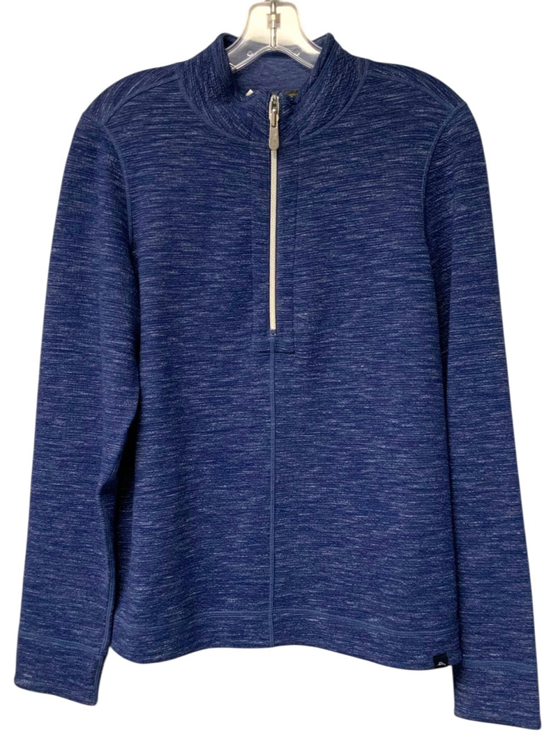 TOMMY BAHAMA Heathered Blue 1/2 Zip Pullover