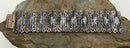 Vintage Sterling Siam Dancers Panel Link Bracelet