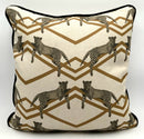 Custom Throw Pillow with Leopard Design