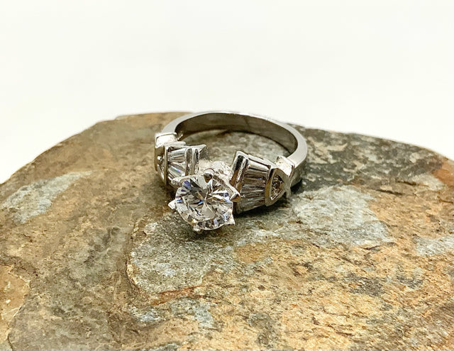 Sterling Silver & CZ Ring