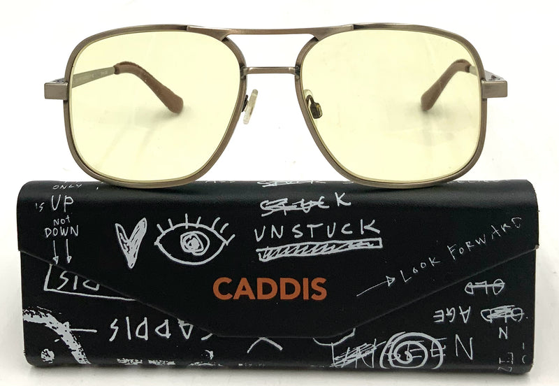 CADIS Matte Gold Metamodernist Scout Polarized Sunglasses