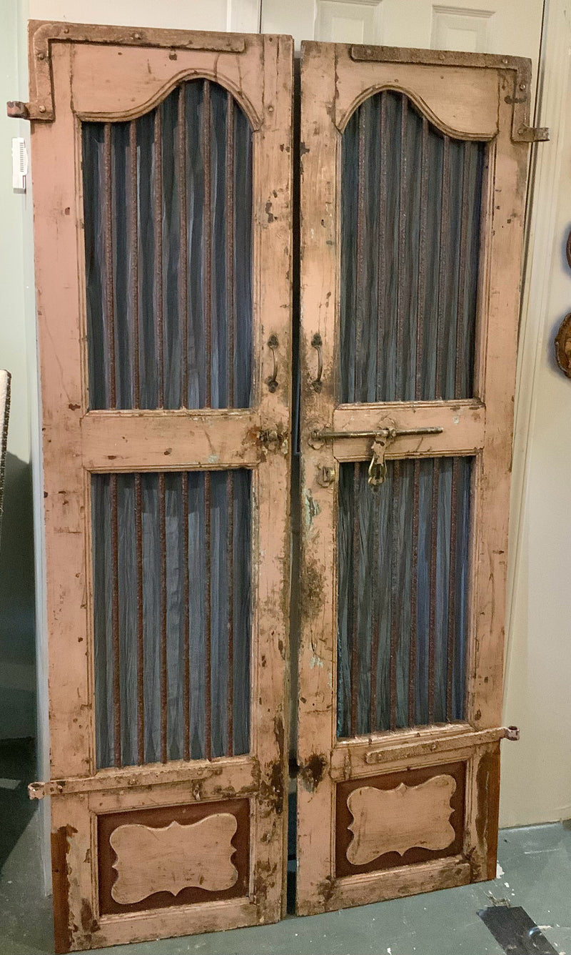 Pair of Distressed Decorative Doors