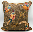 Custom Throw Pillow with Pheasant Motif