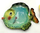 Pair of Signed Ceramic Fish Platters