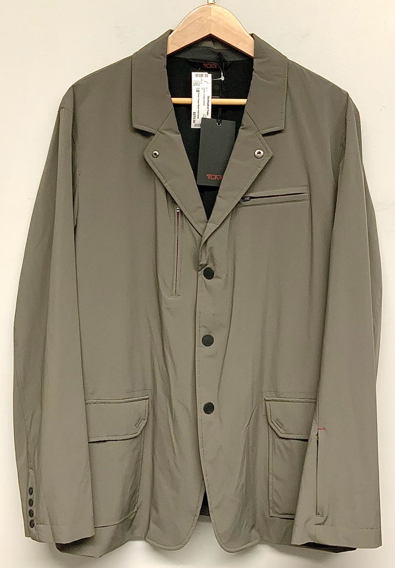 TUMI Deep Taupe Nylon Soft Shell Travel Blazer