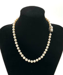 14kt Gold, Diamond & Cultured Saltwater Pearl Necklace
