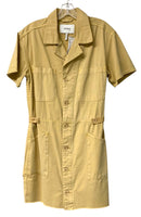 PISTOLA Mustard S/S B/D Utility Cargo Dress