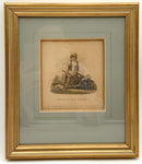Set/4 Vintage English Engravings