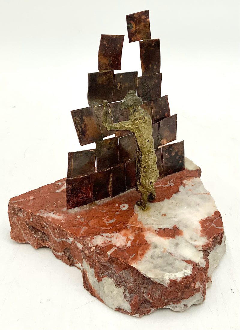 Gary Rosenthal Vintage Wailing Wall Sculpture