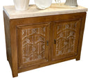 Rustic Cabinet With Stone Top