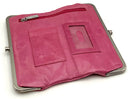 HOBO Pink Emboss Leather "Lauren" Clutch Wallet