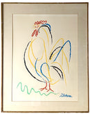 Vintage Picasso Rooster Silkscreen