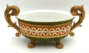 Oval Italian Ceramic Centerpiece Bowl