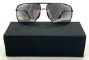 PORSCHE Gunmetal Titanium Frame Silver Mirrored Lens Sunglasses