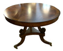 Maitland Smith Round Regency Style Foyer Table
