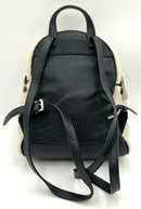 MICHAEL KORS Black Leather Rhea Shearling Backpack