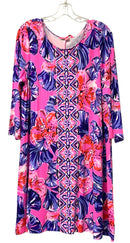 LILLY PULITZER Plumeria Pink Red Purple Flora Ophelia Swing Dress