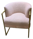 Miranda Kerr Contemporary Mauve Boucle Chair