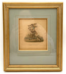 Set/4 Vintage English Engravings