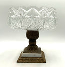 Vintage Cut Glass Centerpiece Bowl