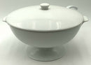 Pottery Barn White Ceramic Tureen With Ladle