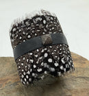 S. CARTER DESIGNS Sterling, Diamond & Feather Cuff Bracelet