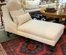 Linen Chaise Lounge