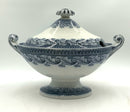 Antique Ironstone Transferware Tureen