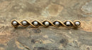 Antique 14kt Gold & Pearl Bar Pin