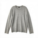 THEORY Grey Round Neck L/S Cashmere Sweater