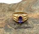 14kt Gold, Diamond & Tanzanite Ring