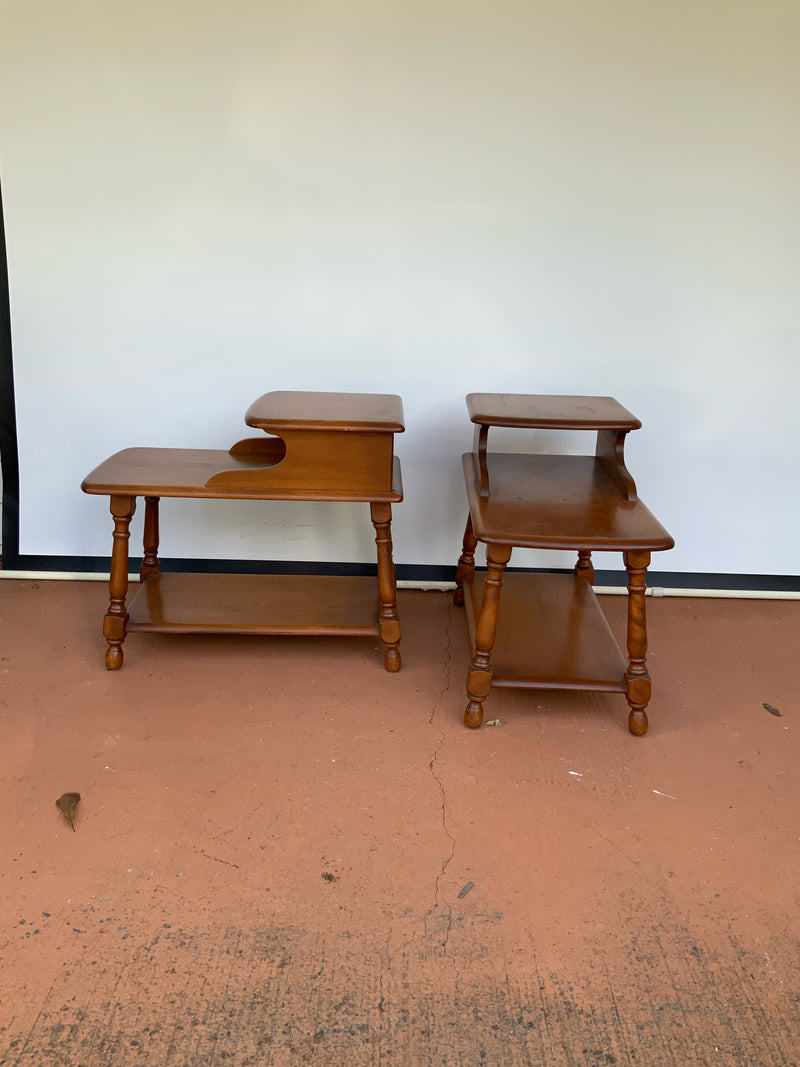 Pair of Mid Century Maple Nightstands