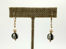 Wedgwood 14kt Gold, Porcelain & Pearl Earrings