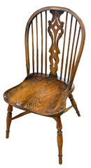Round Dining Table With Four Windsor Chairs