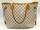 LOUIS VUITTON Damiez Azur Neverfull MM Tote