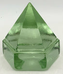 Nautical Ship's Prism Green Glass Paperweight
