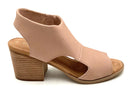 TOMS Buck Brown Cutout Leather Wood Heel Eliana Sandals 11